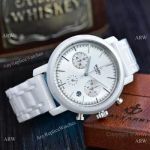 Replica RADO Ceramica Chronograph Watch White Face